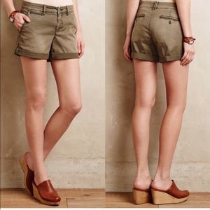Anthropologie Pilcro Hyphen Chino Shorts